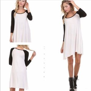 Baseball tee dress